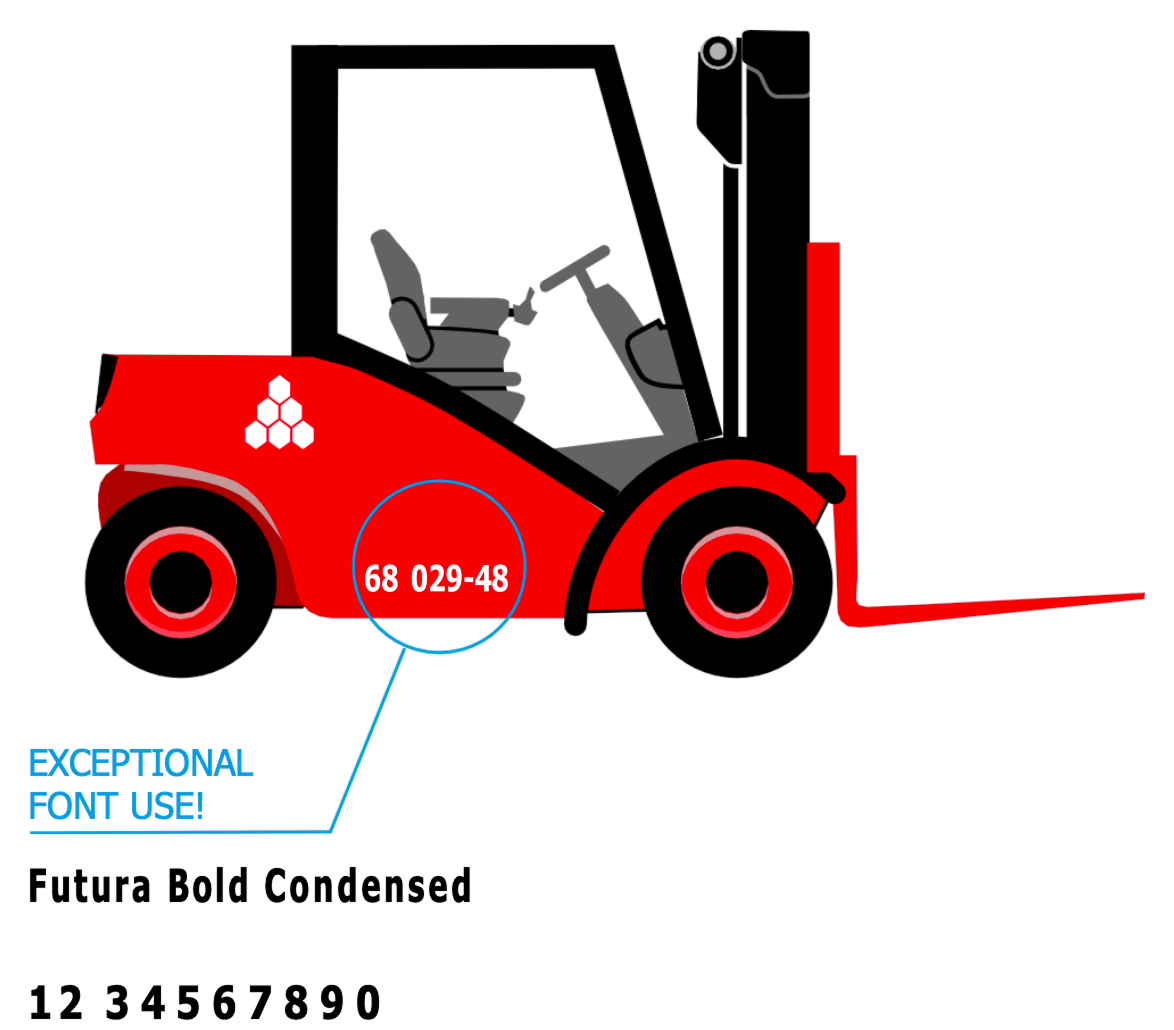 Katoen Natie Forklift Branding