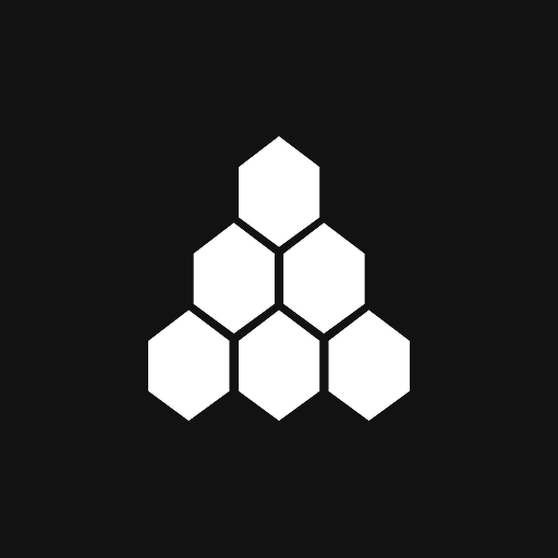 Honeycomb Emblem Black